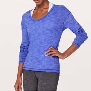 Lululemon Women's Blue Long Sleeve Top